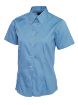 Picture of Ladies Pinpoint Oxford Half Sleeve Shirt