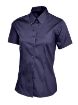 Picture of Ladies Pinpoint Oxford Half Sleeve Shirt