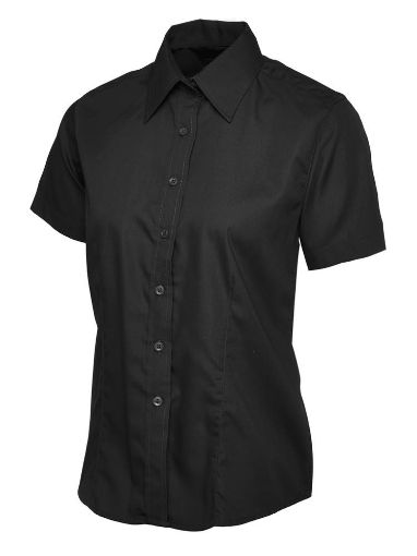 Picture of Ladies Poplin Half Sleeve Shirt