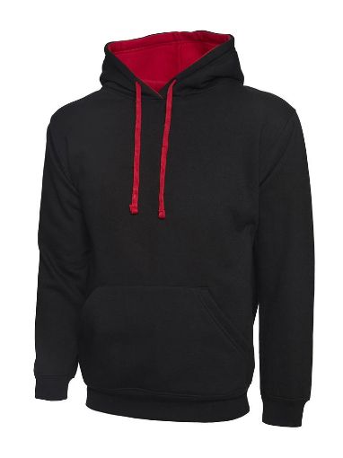 Picture of Contrast Hooded Sweatshirt 