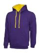 Picture of Contrast Hooded Sweatshirt 