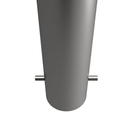 Picture of Galvanised Bollard 1400mm overall length concrete in