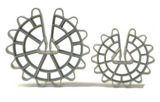 Picture of Large Rebar Plastic Circles