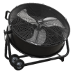 24 inch industrial high velocity drum fan with tilt stand