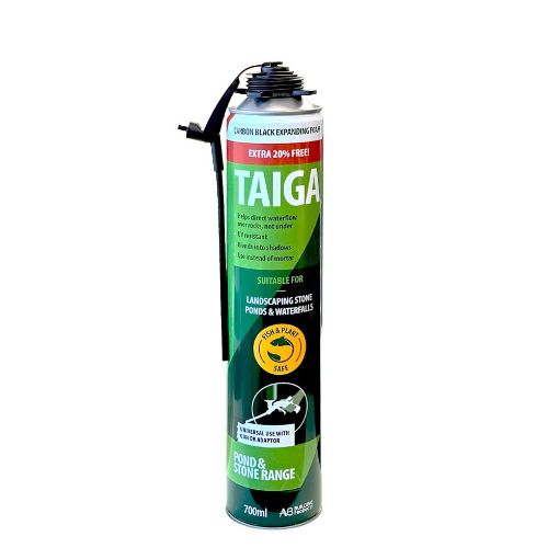 Taiga Carbon Black Landscape Expanding Foam 700ml can