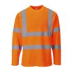 S278 Hi-Vis Long Sleeve Cotton Comfort T-Shirt Orange